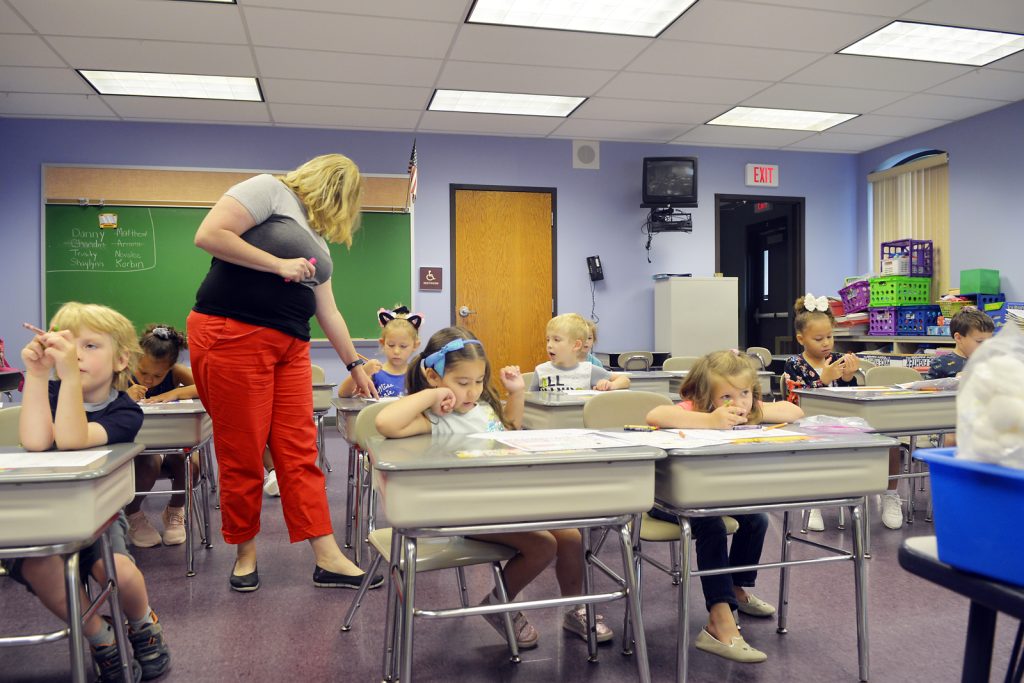 Children prepare for kindergarten at Friendship Hill, Masontown with